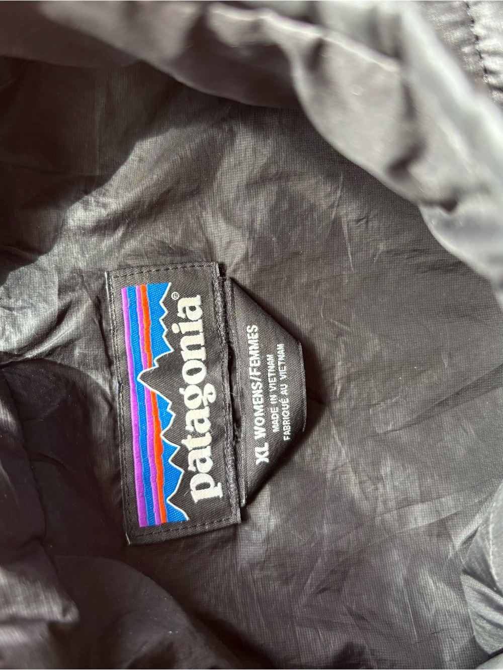 Women’s XL Patagonia Black Jacket
